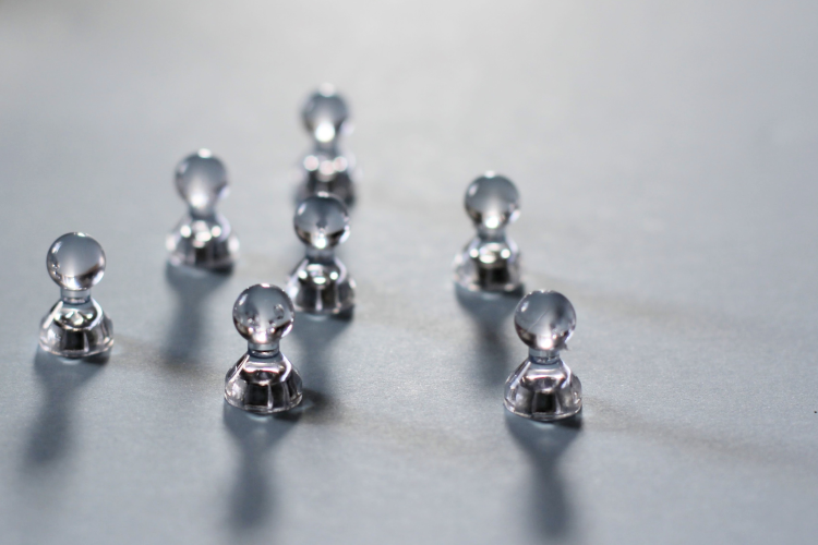 MetaMetrics. Media Rebates. Glass chess pieces.