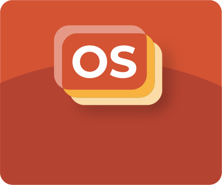 MetaMetrics MetaOS service icon in orange